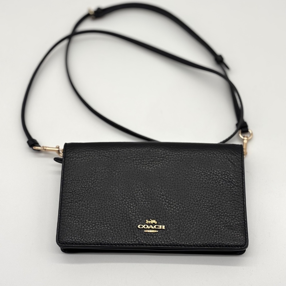 Coach Anna Foldover Crossbody Clutch - Picture 2 of 11